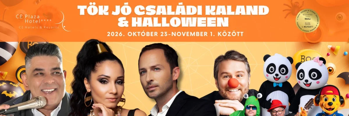 CE Plaza Hotel - TÖK JÓ CSALÁDI KALANDOK - Őszi szünet & Halloween