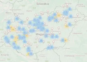 524 szállás a térképen
