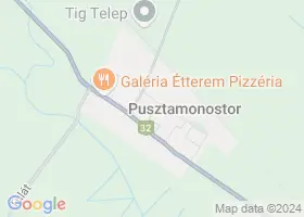 9 szlls Pusztamonostor trkpn