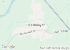 5 szlls Tiszakanyr trkpn