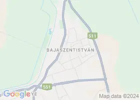 5 szlls Baja - Szentistvn trkpn