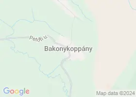 24 szlls Bakonykoppny trkpn