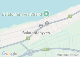 25 szlls Balatonfenyves trkpn