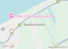 25 szlls Balatonszd trkpn