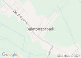 25 szlls Balatonszabadi trkpn