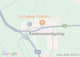 25 szlls Balatonszentgyrgy trkpn