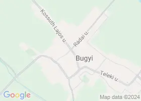 25 szlls Bugyi trkpn