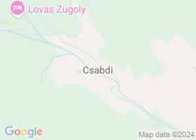 24 szlls Csabdi trkpn