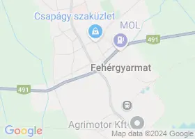 5 szlls Fehrgyarmat trkpn