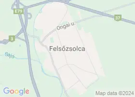 13 szlls Felszsolca trkpn