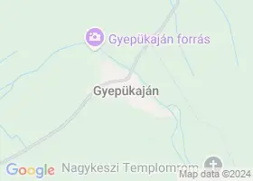 25 szlls Gyepkajn trkpn