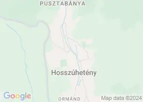 25 szlls Hosszhetny trkpn