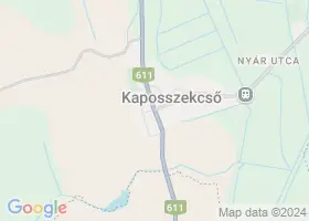 17 szlls Kaposszekcs trkpn