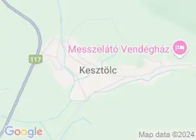 25 szlls Kesztlc trkpn