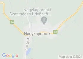 25 szlls Nagykapornak trkpn