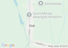 9 szlls Nak trkpn