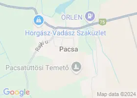 25 szlls Pacsa trkpn