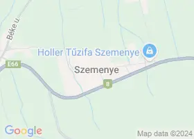 25 szlls Szemenye trkpn