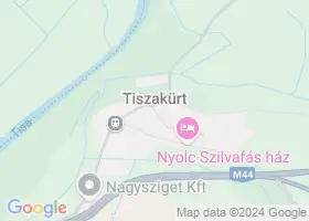 9 szlls Tiszakrt trkpn