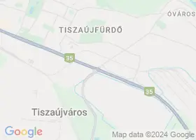 14 szlls Tiszajvros trkpn