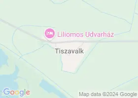 20 szlls Tiszavalk trkpn