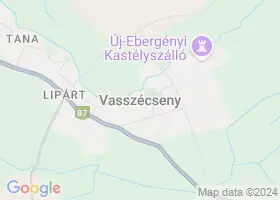 25 szlls Vasszcseny trkpn